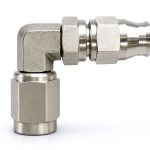 Teflon Hose End AN-4 90° SS