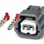 2 pin Nissan connector (Grey)