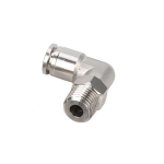BoostLock 1/8NPT to 1/4" 90° Hose End (Stainless Steel)