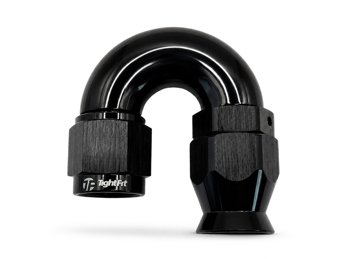 Teflon Hose End AN-6 180°