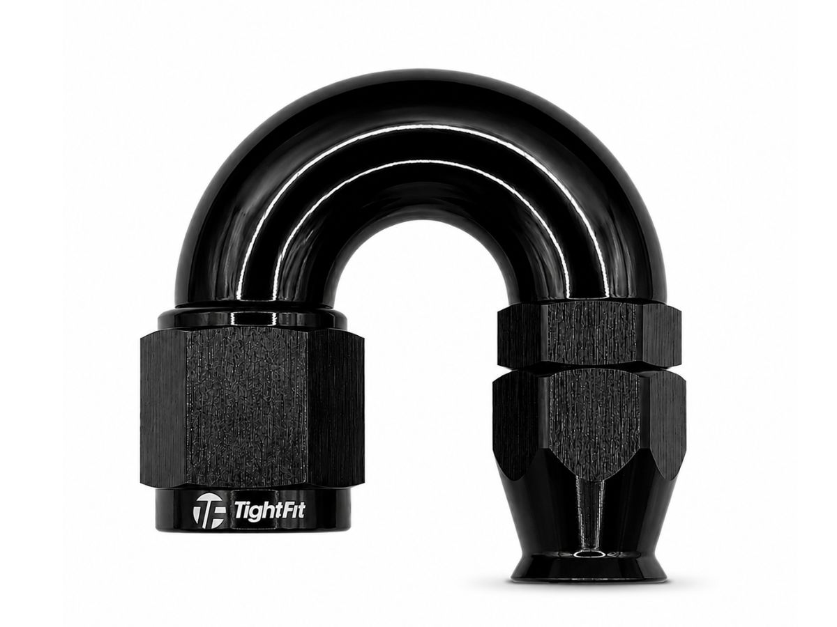 Teflon Hose End AN-8 180°