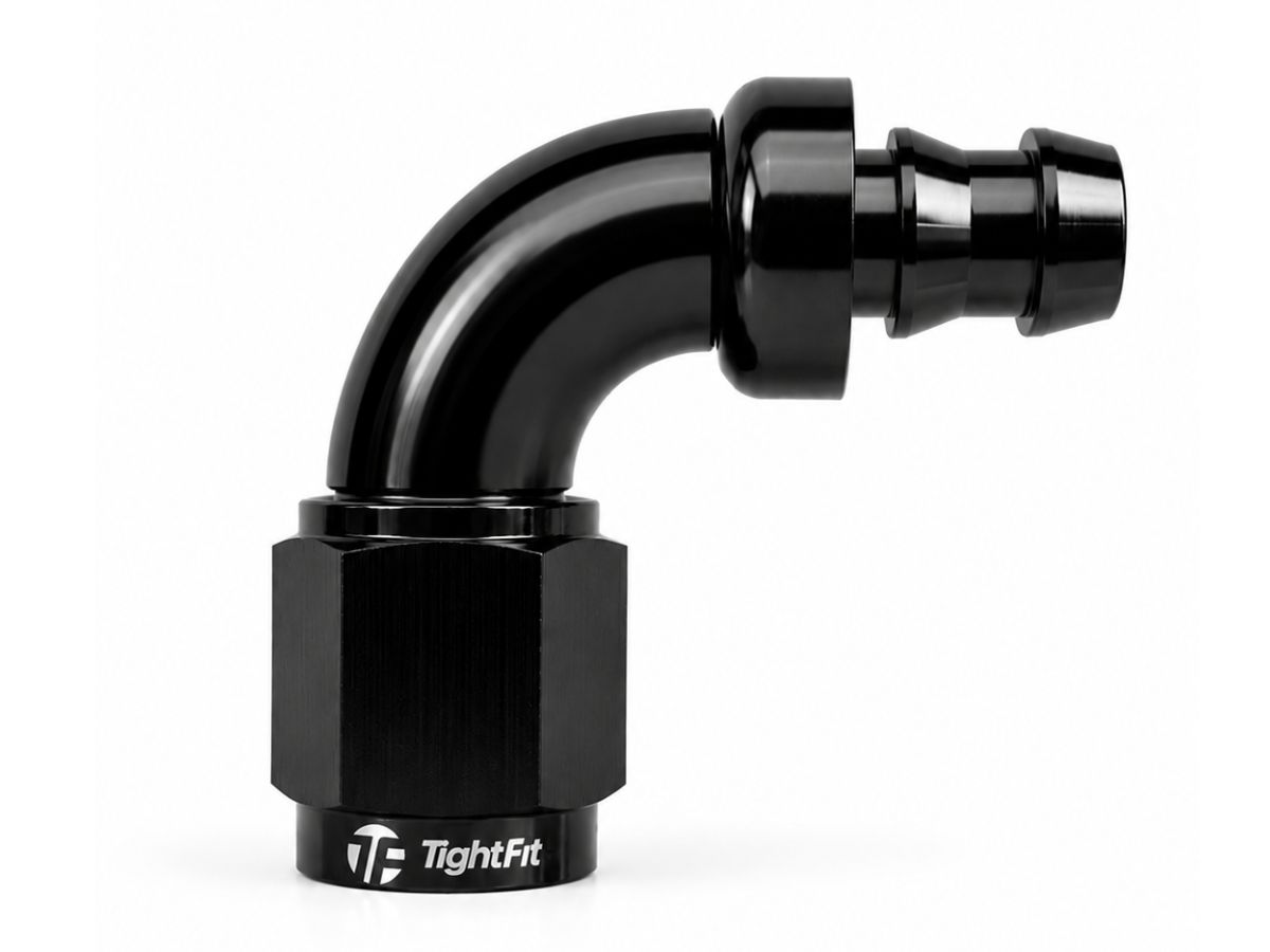 Pusk Lock Hose End AN-6 90°