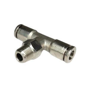 BoostLock 1/8NPT to 1/4" Run on Tee (Stainless Steel)